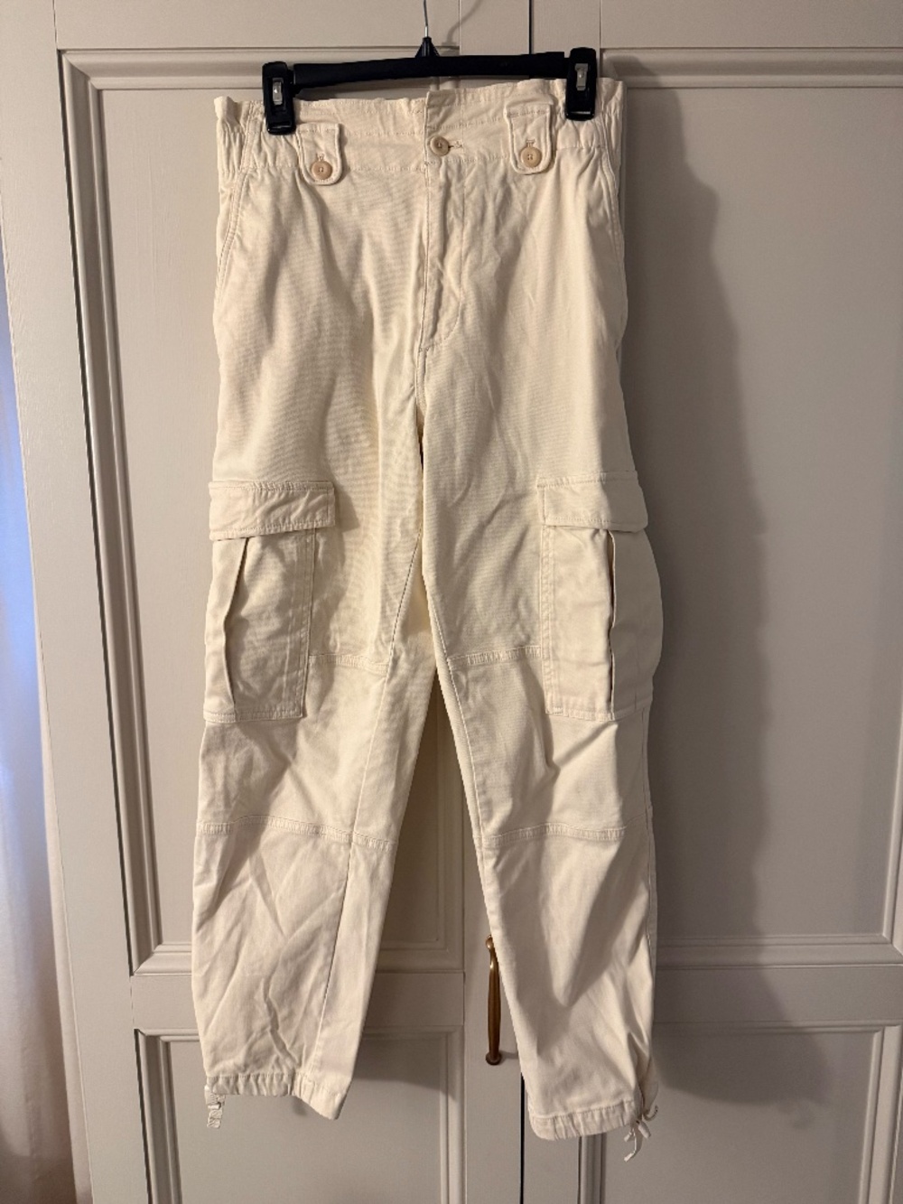 Banana Republic Bone Cargo Pants